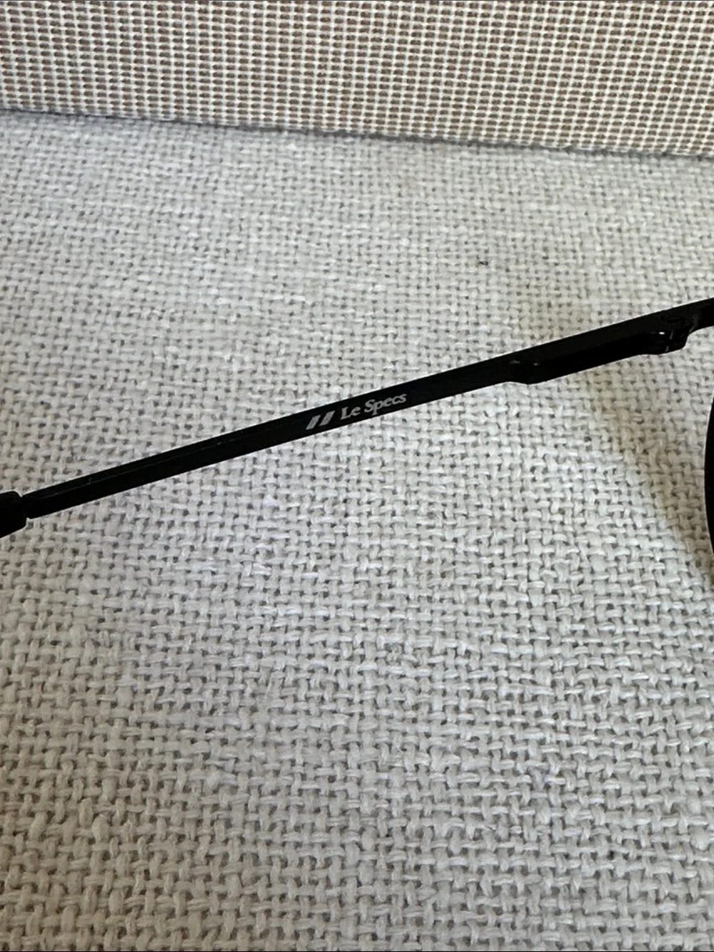 Le Specs Rocket Man Black Aviator Sunglasses with Dark Lenses